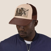 Casquette Écureuil rouge (En situation)