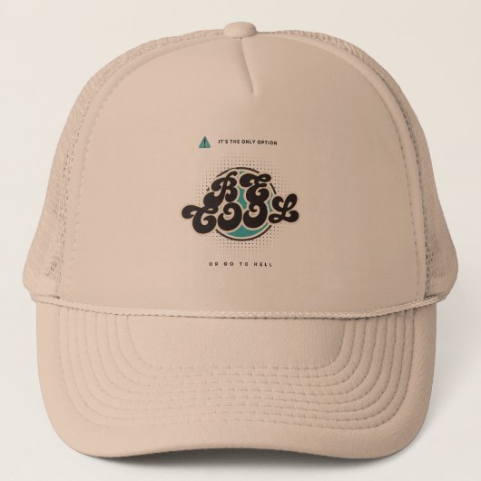 Casquette "Edgy Bold Typography - High Impact Design" (Devant)
