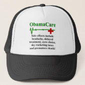 Casquette Effets secondaires d'ObamaCare (Devant)