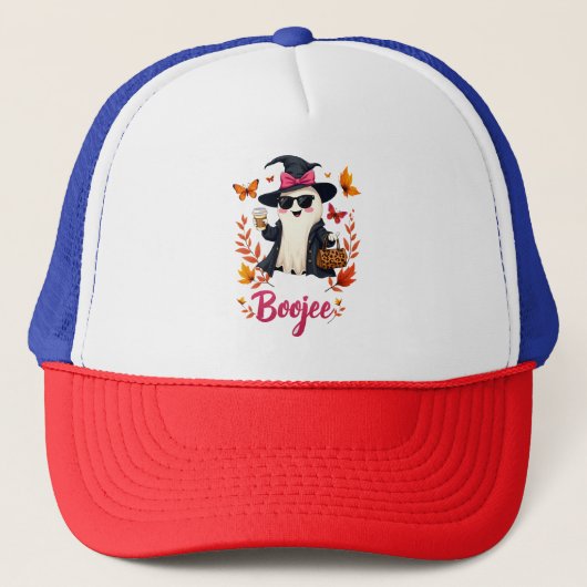 Casquette Éffrayant Halloween Boojee Sassy Classy Ghost (Devant)