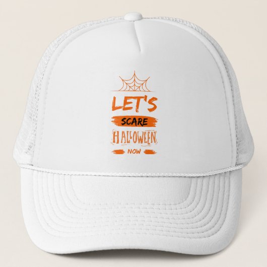 Casquette effrayons Halloween maintenant (Devant)