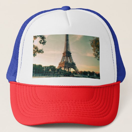 Casquette Eiffel tour lancer oreiller (Devant)