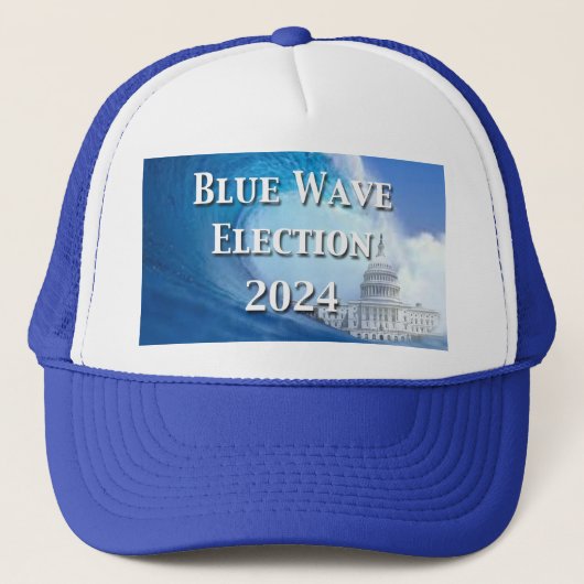Casquette Élection Blue Wave 2024 (Devant)