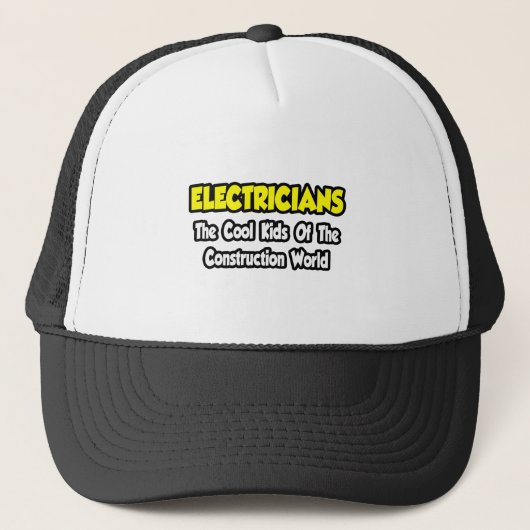 Casquette Électriciens...Cool du monde de la construction (Devant)