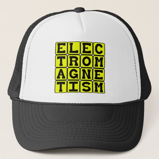 Casquette Électromagnétisme, Branche de la physique (Devant)