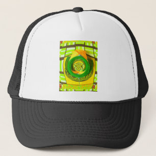Casquette Élégance Dorée : Belle Art de Rose Jaune Africaine