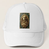 Casquette Élégance en Absolution Croix sur marbre avec doré (Devant)