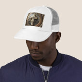 Casquette Élégance en Absolution Croix sur marbre avec doré (En situation)