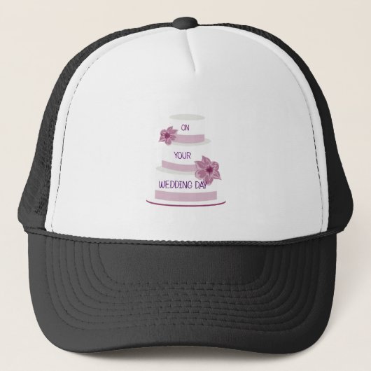 Casquette Élégant gâteau de mariage (Devant)