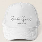 Casquette Élégant Moderne Simple Brigade de la Mariée Demois (Devant)