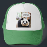 Casquette Elégant Panda Ours Shakespeare Citation<br><div class="desc">Élégant Panda Ours Moderne Shakespeare Citation Modèle Trendy Green White Trucker Chapeau.</div>