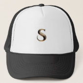 Casquette Élégant "S" Monogramme-Casquette Convient À N'Impo (Devant)