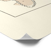 Casquette élégante Illustration française Art Déco (Coin)