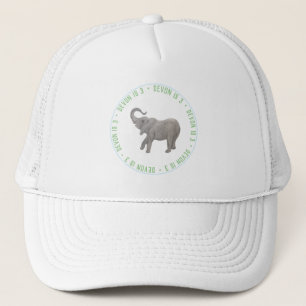 Casquette Élémentaire Éléphant Bleu Invité d'Honneur