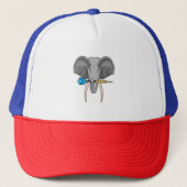 Casquette Eléphant aux fléchettes avec fléchette (Devant)
