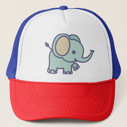 Casquette Eléphant Bébé mignon (Devant)