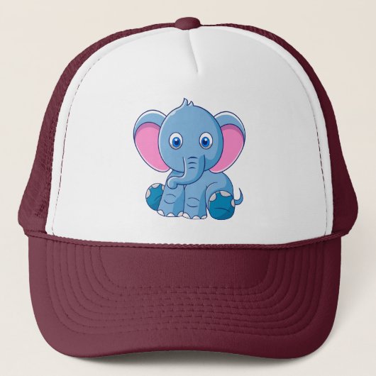Casquette Eléphant Bébé mignon (Devant)