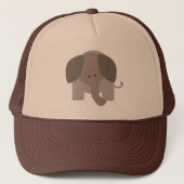 Casquette Éléphant Brown mignon (Devant)