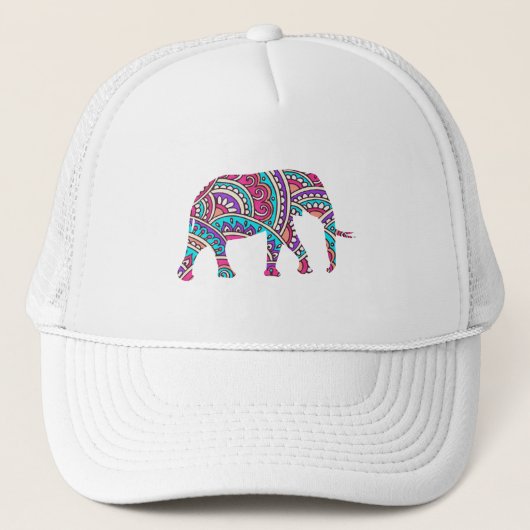 Casquette Éléphant coloré (Devant)