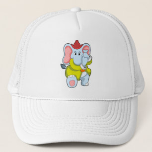 Casquette Elephant comme pompier avec Proboscis