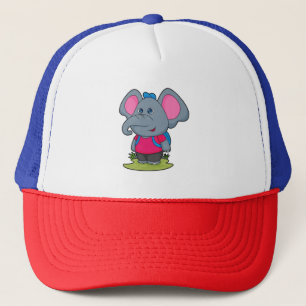 Casquette Elephant comme randonneur avec sac à dos