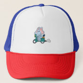 Casquette Elephant comme vélo avec scooter (Devant)