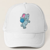 Casquette Éléphant de bowling (Devant)
