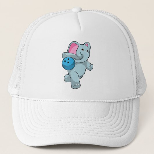Casquette Éléphant de bowling (Devant)
