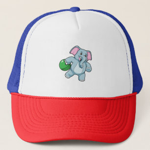 Casquette Éléphant de bowling