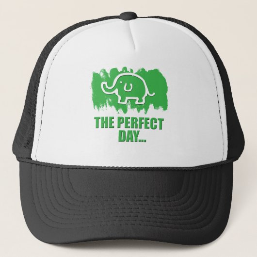 Casquette éléphant mignon (Devant)