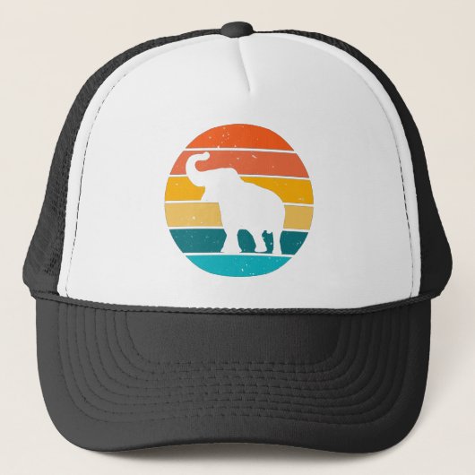 Casquette Eléphant rétro (Devant)