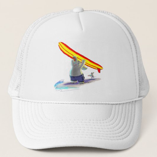 Casquette éléphant surfant (Devant)