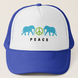Casquette Eléphants avec paix