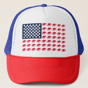 Casquette éléphants patriotiques