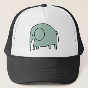 CASQUETTE ÉLÉPHANTS VERTS EN BON ÉTAT
