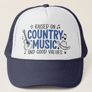 Casquette Élevé Sur La Musique De Pays Et Les Bonnes Valeurs