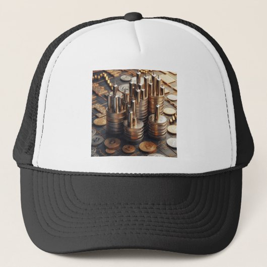 Casquette Elevez votre espace avec l'art inspiré du commerce (Devant)