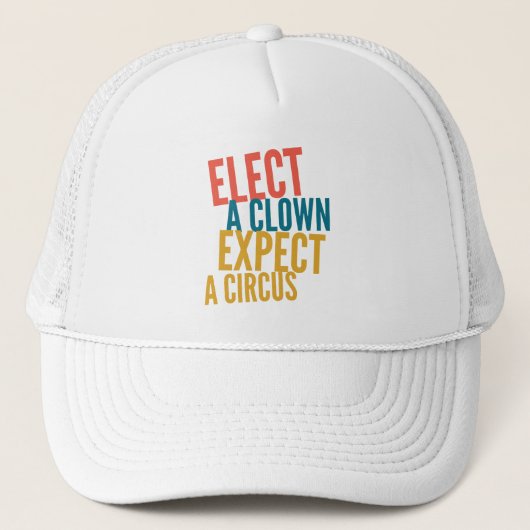 Casquette Élire un clown (Devant)