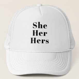 Casquette Elle, Elle, Ses Pronouns Lgbtq orgueil lettres noi