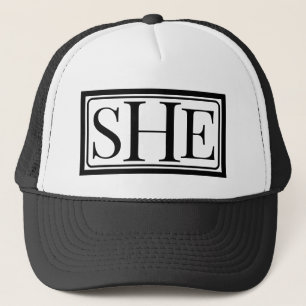 Casquette Elle son pronounours transgenre Trucker Hat