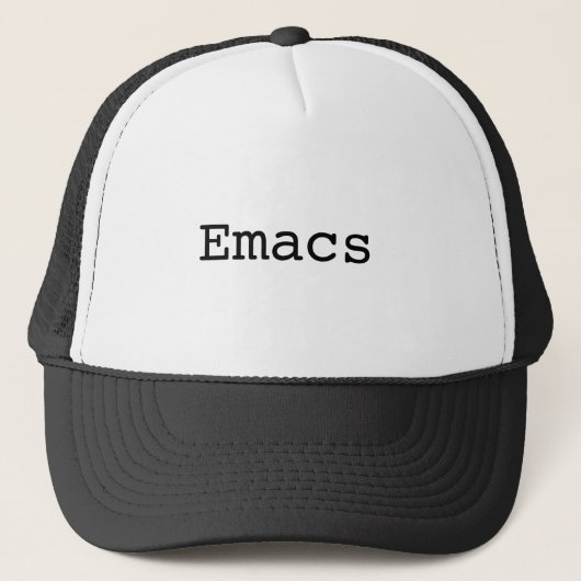 Casquette Emacs (Devant)