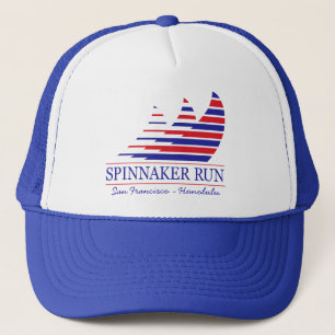 Casquette Emballant le _Spinnaker de rayures Run_SF -