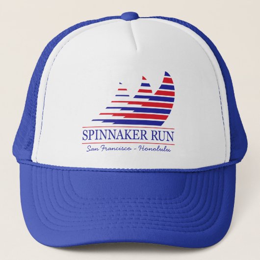 Casquette Emballant le _Spinnaker de rayures Run_SF - (Devant)