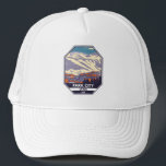 Casquette Emblem de la région d'hiver de Park City Utah<br><div class="desc">Park City Design d'art hivernal présentant le paysage hivernal.</div>