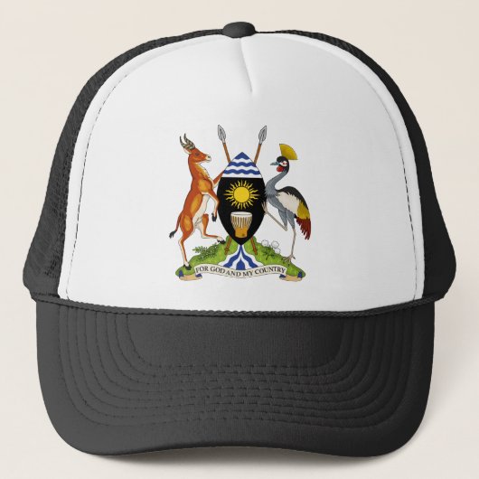 Casquette emblème de l'ouganda (Devant)