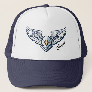 Casquette Emblème de tête et d'ailes d'aigle