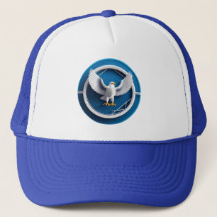 Casquette Emblème élégant de l'aigle à tête blanche