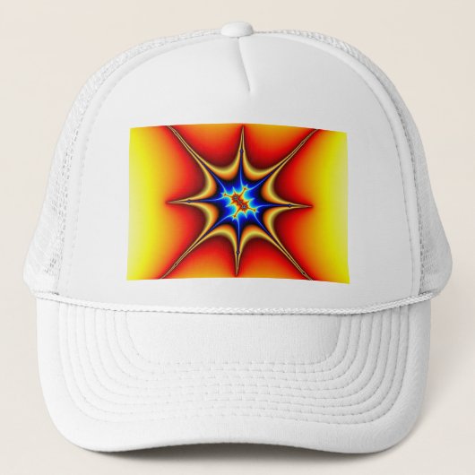 Casquette Emblème fractal - Art fractal (Devant)
