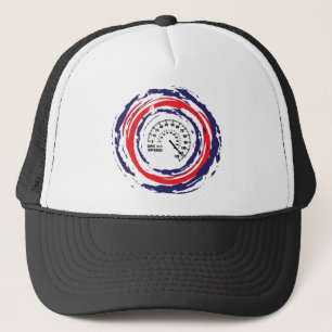 Casquette Emblème frais de vitesse (bleu et blanc rouges) 2