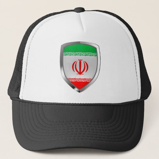 Casquette Emblème métallique de l'Iran (Devant)